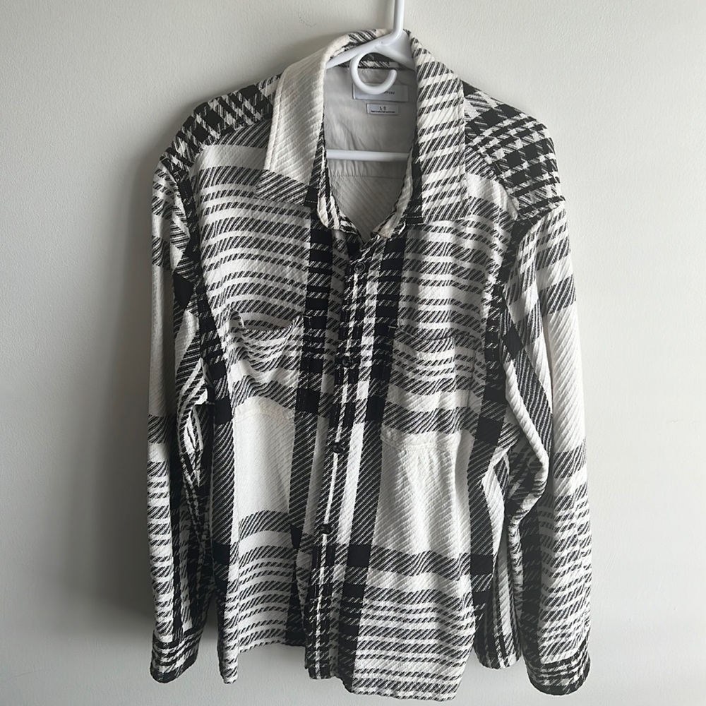 Men’s urban outfitters plaid shirt jacket size L
